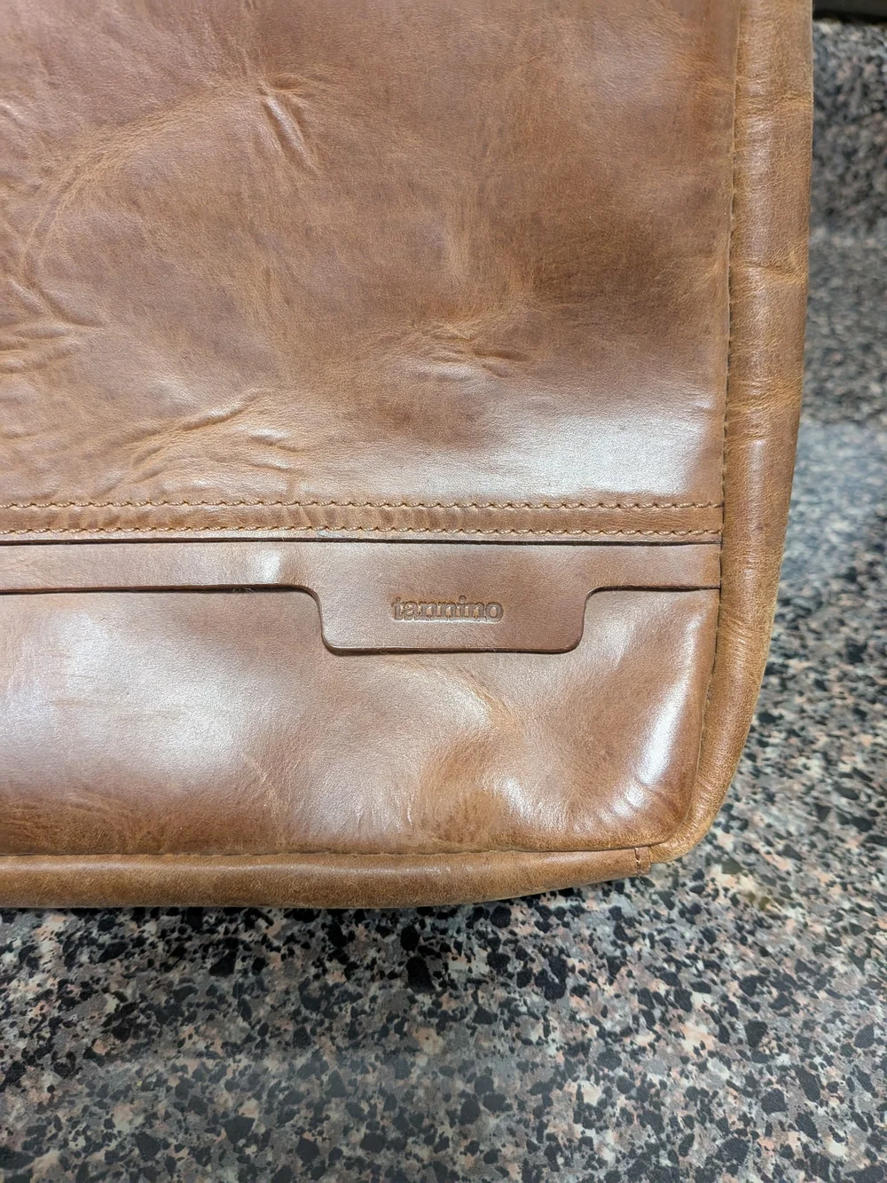 Men's Brown Leather Crossbody Bag - Classic Everyday Carry